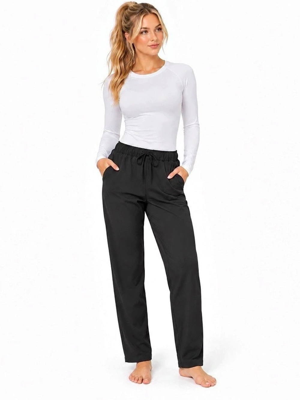 Lululemon Black Dance Studio Jogger Pants- Size 6